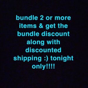 2 or more! bundle discount & shipping!